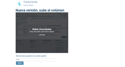 Desktop Screenshot of facturisima.net